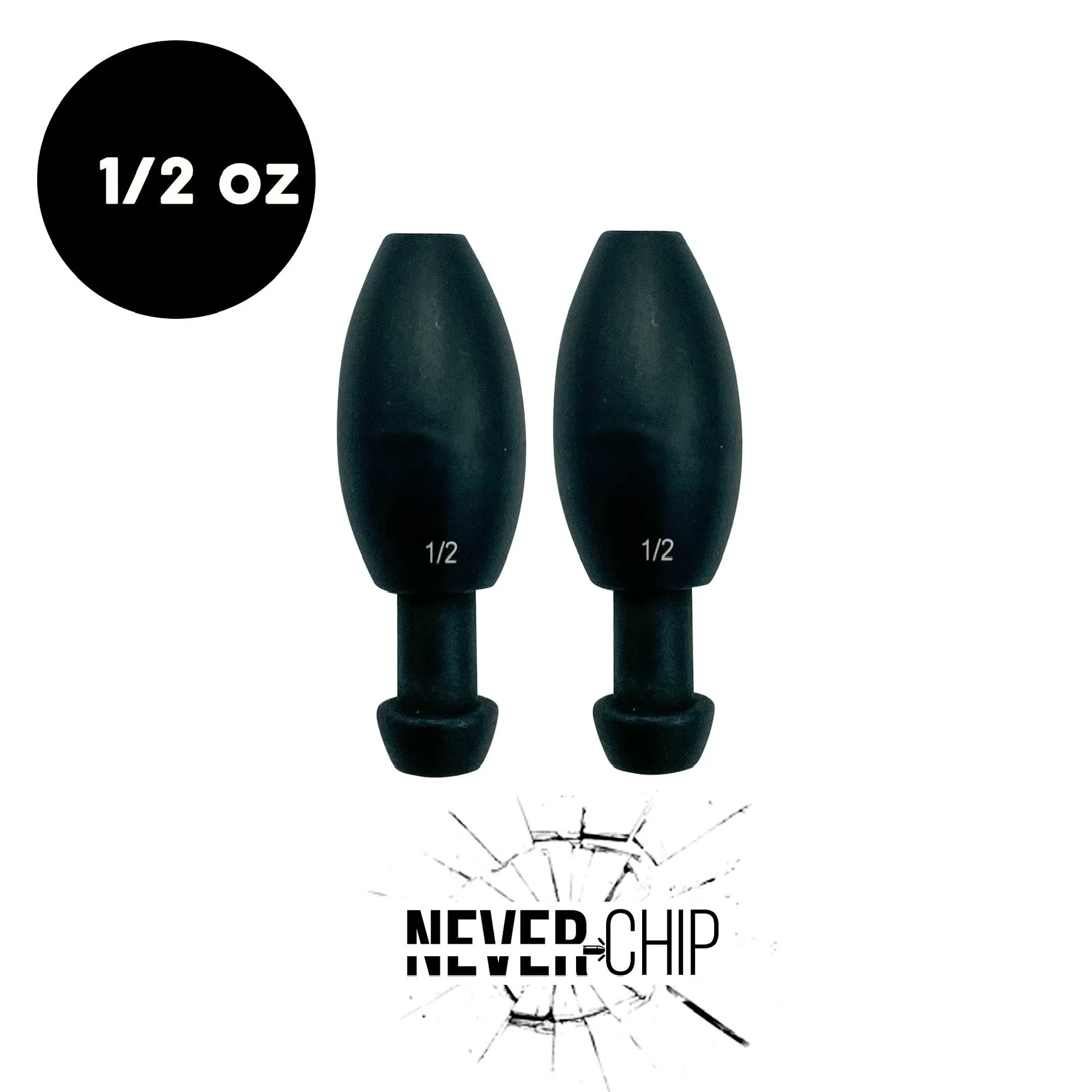 1/2 oz NEVER CHIP Tungsten Punch Weight (2 pack)