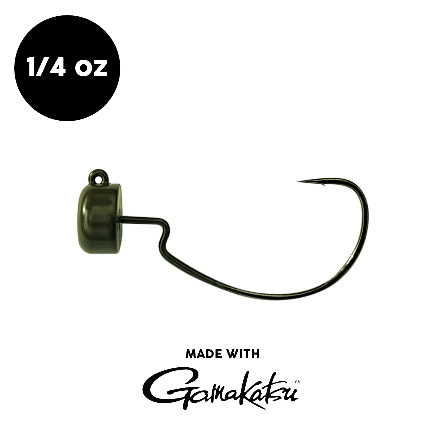1/4 oz WOO! Tungsten EWG Weedless Ned Head (3 pack) - Image 3
