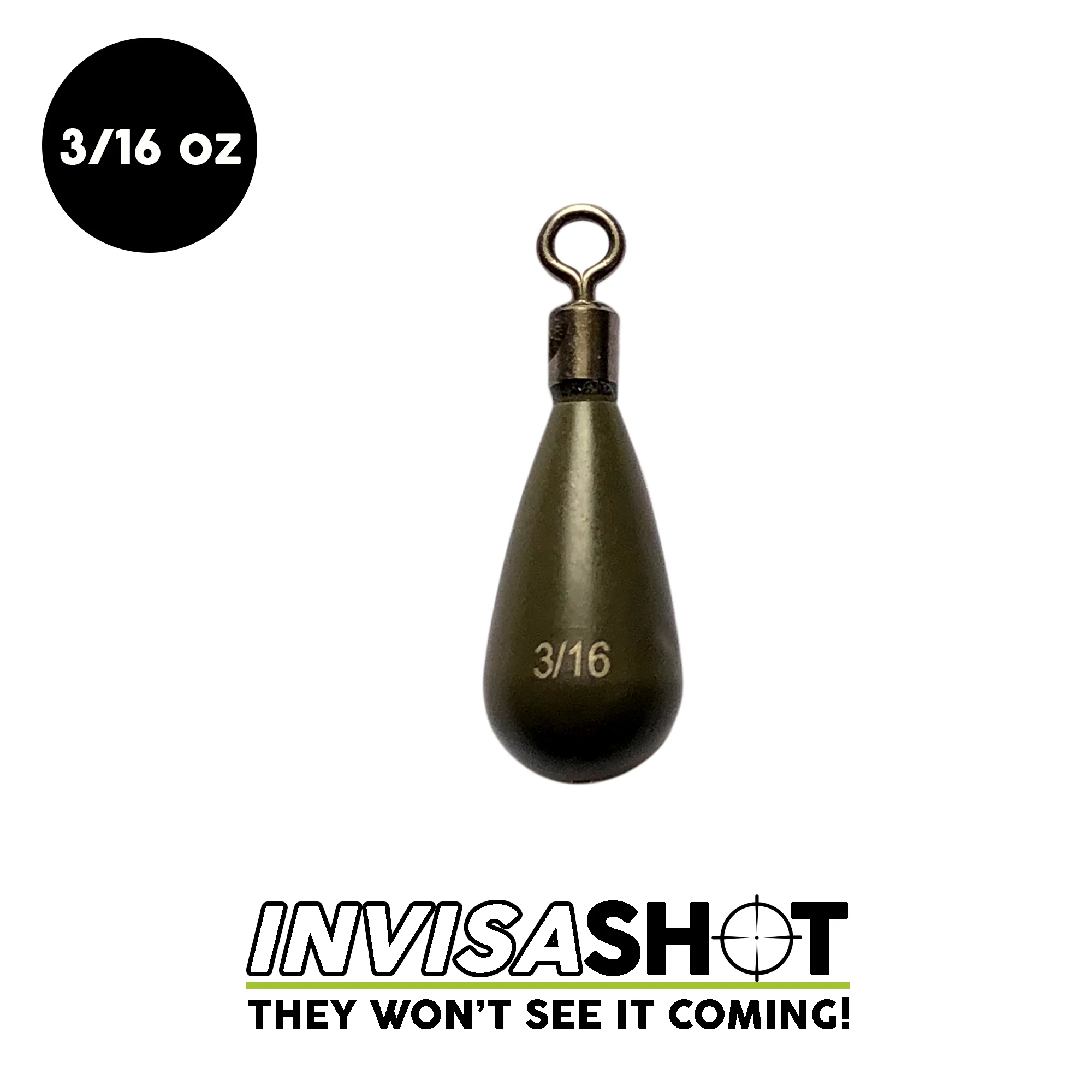 WOO! Tungsten Closed Eye Drop Shot Weights