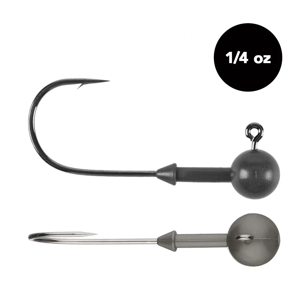 Keitech Super Round Tungsten Jig Head 1/0 hook - Image 4