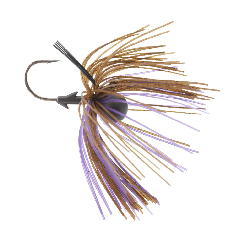 Keitech Tungsten Football Jig M2 Brown & Purple - Image 3