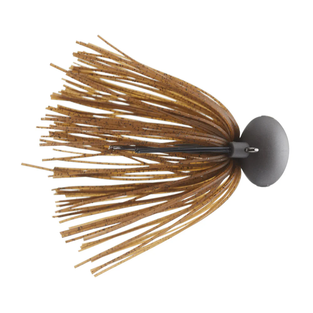 Keitech Tungsten Football Jig M2 Dark Green Pumpkin - Image 4